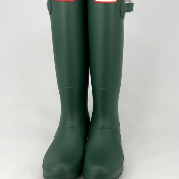 Hunter Original Tall Waterproof Rain Boots Green - Picture 4 of 8